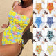 Vacation Style Drawstring Slimming Charming One Piece Swimsuit - EX-STOCK Canada