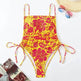 Vacation Style Drawstring Slimming Charming One Piece Swimsuit - EX-STOCK Canada