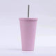 Vacuum stainless steel vacuum flask straw Cup - EX-STOCK Canada