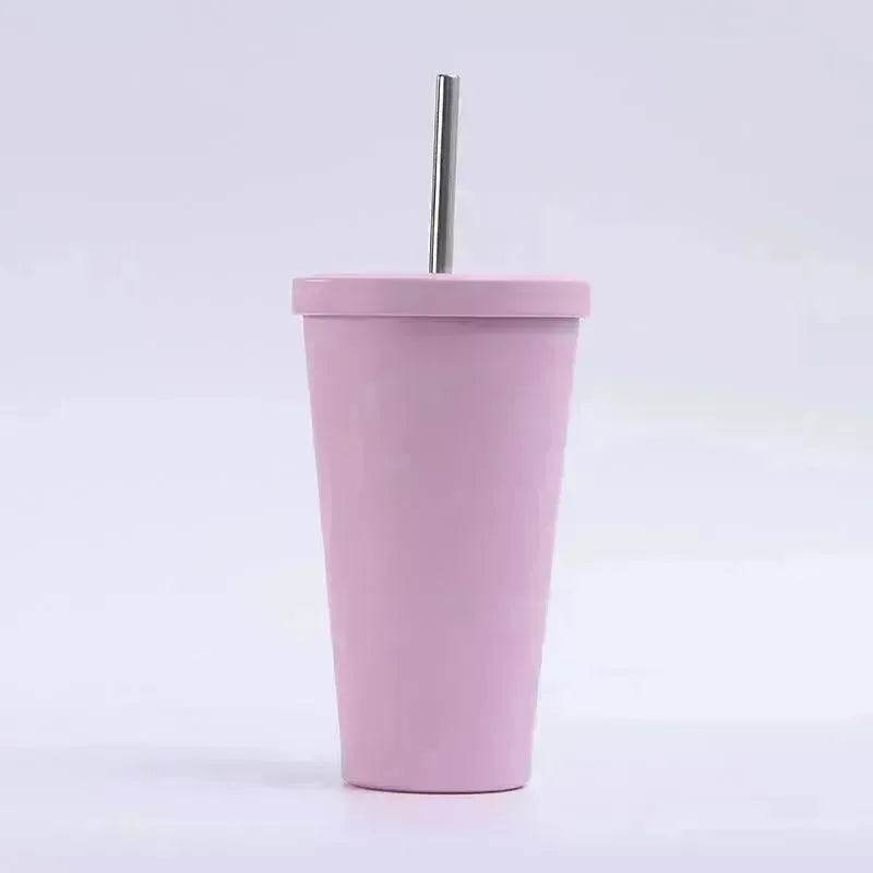 Vacuum stainless steel vacuum flask straw Cup - EX-STOCK Canada
