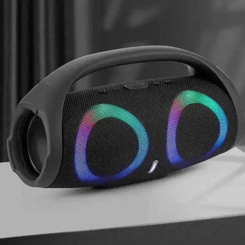 War Drum Three-generation Bluetooth Speaker With RGB Colored Lights Outdoor Portable Waterproof - EX-STOCK Canada