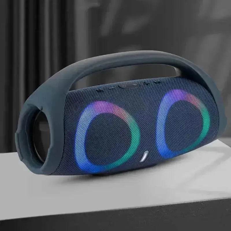 War Drum Three-generation Bluetooth Speaker With RGB Colored Lights Outdoor Portable Waterproof - EX-STOCK Canada