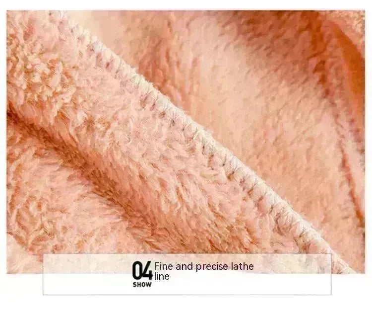 Warm Suit Women's Thick Coral Fleece Loungewear Suit - EX-STOCK CANADA
