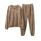 Warm Suit Women's Thick Coral Fleece Loungewear Suit - EX-STOCK CANADA