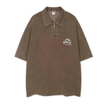 Washed And Worn Polo Shirt Men's Summer - EX-STOCK Canada