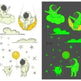 Waterproof kids aerospace luminous tattoo stickers - EX-STOCK CANADA