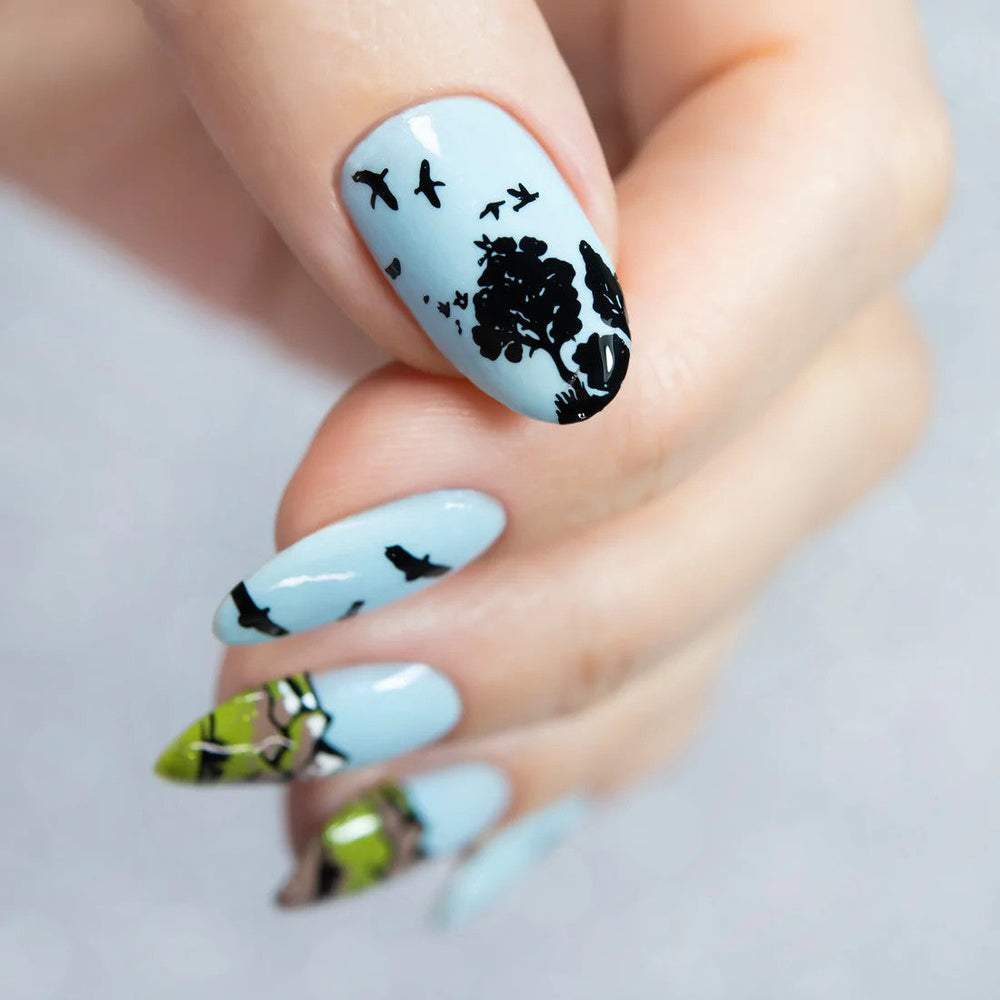 Whats Up - Backlit Scenery Stamping Plate EX-STOCK Canada 