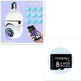WiFi CAMERA 1080P Bulb 4X Zoom Camera E27 Home 5GWiFi Alarm Monitor Best Home Security Camera System Wireless CCTV Outdoor Security Camera - EX-STOCK CANADA