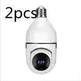WiFi CAMERA 1080P Bulb 4X Zoom Camera E27 Home 5GWiFi Alarm Monitor Best Home Security Camera System Wireless CCTV Outdoor Security Camera - EX-STOCK CANADA
