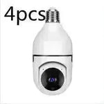 WiFi CAMERA 1080P Bulb 4X Zoom Camera E27 Home 5GWiFi Alarm Monitor Best Home Security Camera System Wireless CCTV Outdoor Security Camera - EX-STOCK CANADA