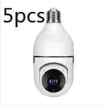 WiFi CAMERA 1080P Bulb 4X Zoom Camera E27 Home 5GWiFi Alarm Monitor Best Home Security Camera System Wireless CCTV Outdoor Security Camera - EX-STOCK CANADA