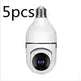 WiFi CAMERA 1080P Bulb 4X Zoom Camera E27 Home 5GWiFi Alarm Monitor Best Home Security Camera System Wireless CCTV Outdoor Security Camera - EX-STOCK CANADA