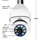 WiFi CAMERA 1080P Bulb 4X Zoom Camera E27 Home 5GWiFi Alarm Monitor Best Home Security Camera System Wireless CCTV Outdoor Security Camera - EX-STOCK CANADA