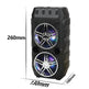Wireless Bluetooth Speaker Dual Speakers Outdoor Portable Loud Speaker - EX-STOCK Canada