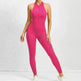 Woman's Zippered Sleeveless Stretch Shapewear Sports wear Jumpsuit - EX-STOCK CANADA