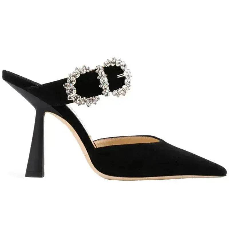 Women Baotou Rhinestone Pointed High Heel Shoe - EX-STOCK Canada