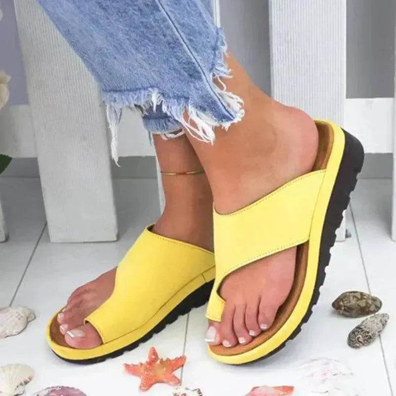Women Big Toe Clip Casual Flat heel Slippers - EX-STOCK Canada