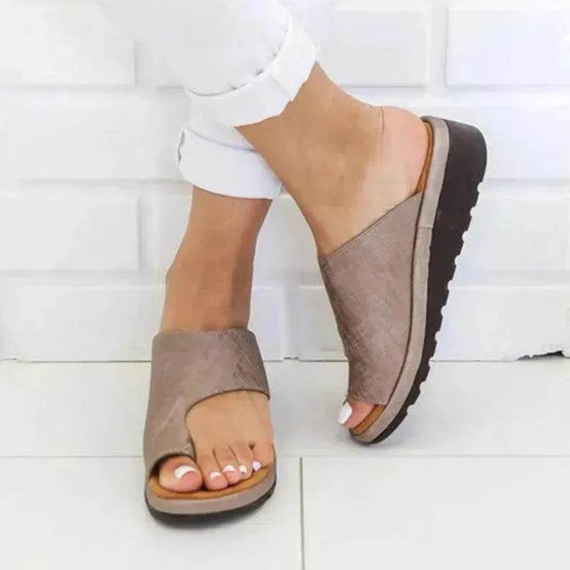 Women Big Toe Clip Casual Flat heel Slippers - EX-STOCK Canada