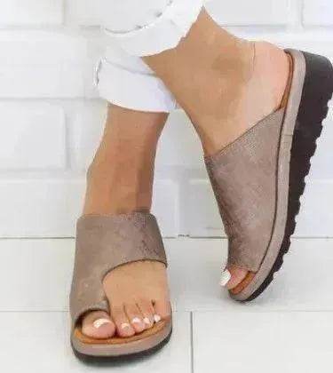 Women Big Toe Clip Casual Flat heel Slippers - EX-STOCK Canada