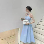 Women Evening Party Dress Diamond Halterneck Sexy Sleeveless long Dress for Elegant Chic ladies - EX-STOCK CANADA
