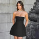 Women Fashion Tube Dress Summer Solid Color Backless Slim Short Party Dress - EX-STOCK CANADA