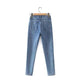 Women High Waist Loose Fit Blue Wash Casual Denim Trousers - EX-STOCK Canada