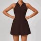 Women High Waist Sports Fitness Dress - EX-STOCK Canada