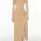 Women's Backless Lace Up Slim Fit Slit Dress - EX-STOCK CANADA