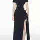 Women's Backless Lace Up Slim Fit Slit Dress - EX-STOCK CANADA