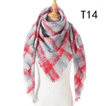 Women's Cashmere Plaid All-match Thick Warm Scarf - EX-STOCK Canada