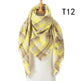 Women's Cashmere Plaid All-match Thick Warm Scarf - EX-STOCK Canada