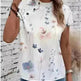 Women's Casual Stand Collar Short-sleeved Digital Printed Top T-shirt - EX-STOCK CANADA
