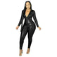 Women's Deep V Bronzing Jumpsuit - EX-STOCK CANADA