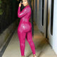 Women's Deep V Bronzing Jumpsuit - EX-STOCK CANADA