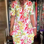Women's Fashion Casual Digital Printing Loose Dress - EX-STOCK CANADA