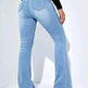Women's Fashion Casual High Waist Slim-fit Stretch Jeans Pant Trousers - EX-STOCK Canada