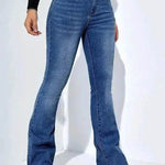 Women's Fashion Casual High Waist Slim-fit Stretch Jeans Pant Trousers - EX-STOCK Canada
