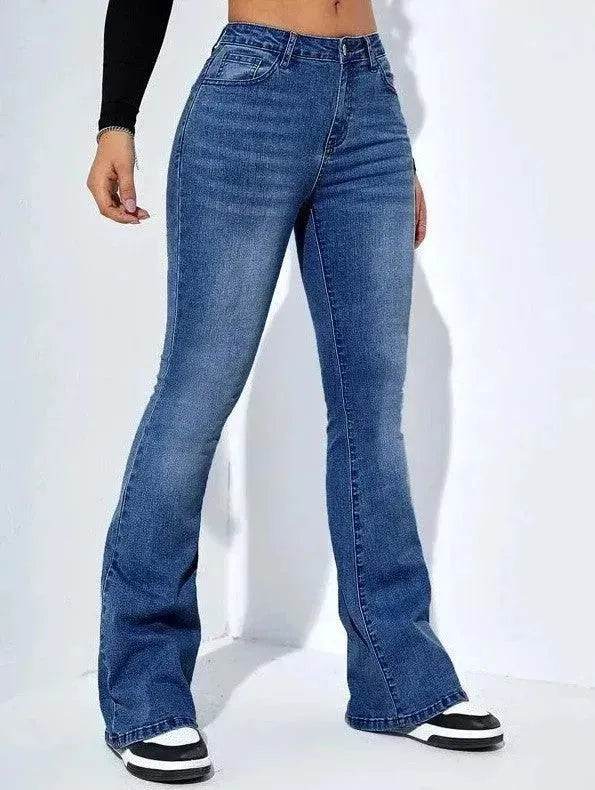 Women's Fashion Casual High Waist Slim-fit Stretch Jeans Pant Trousers - EX-STOCK Canada