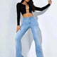 Women's Fashion Casual High Waist Slim-fit Stretch Jeans Pant Trousers - EX-STOCK Canada