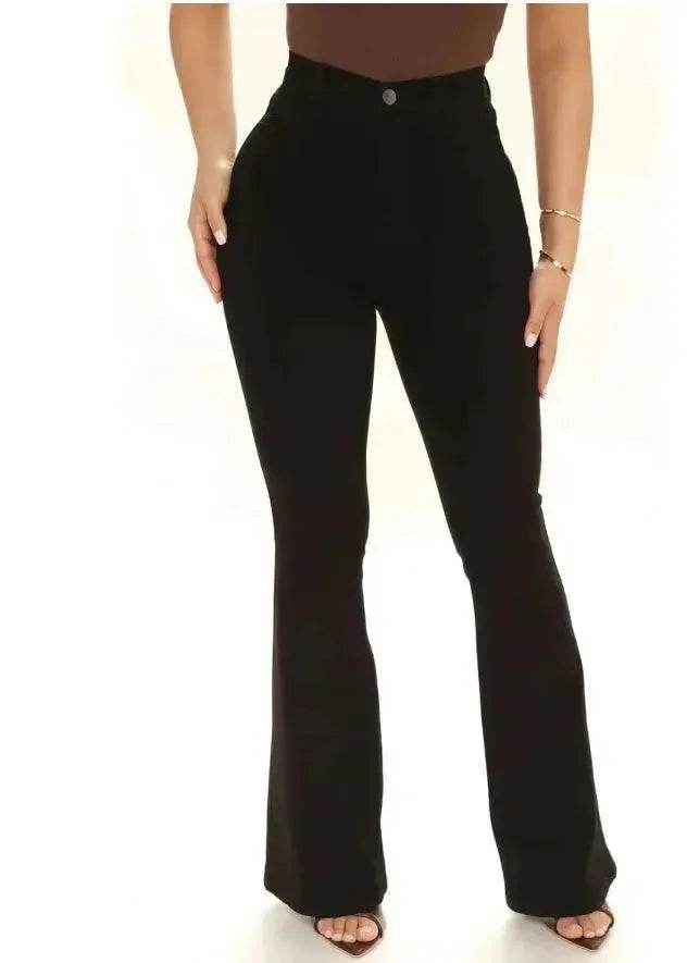 Women's Fashion Casual High Waist Slim-fit Stretch Jeans Pant Trousers - EX-STOCK Canada