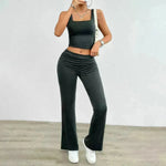 Women's Fashion Casual Solid Color Vest Body-hugging Suit - EX-STOCK CANADA