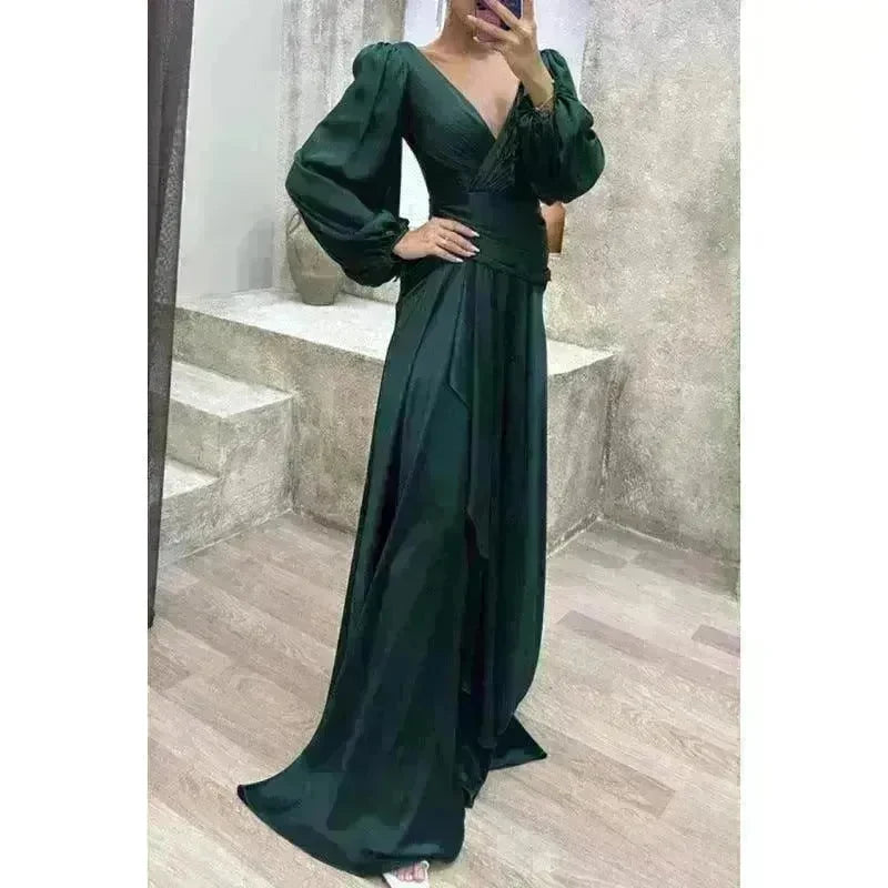 Women's Fashion Dress Solid Color - EX-STOCK CANADA
