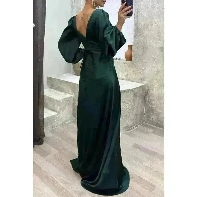 Women's Fashion Dress Solid Color - EX-STOCK CANADA