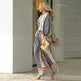 Women's Fashion Loose Printed Top Two-piece Pants - EX-STOCK CANADA