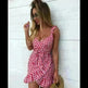Women's Fashion Personality Summer Sleeveless Plaid Drawstring Casual Mini Dress - EX-STOCK CANADA