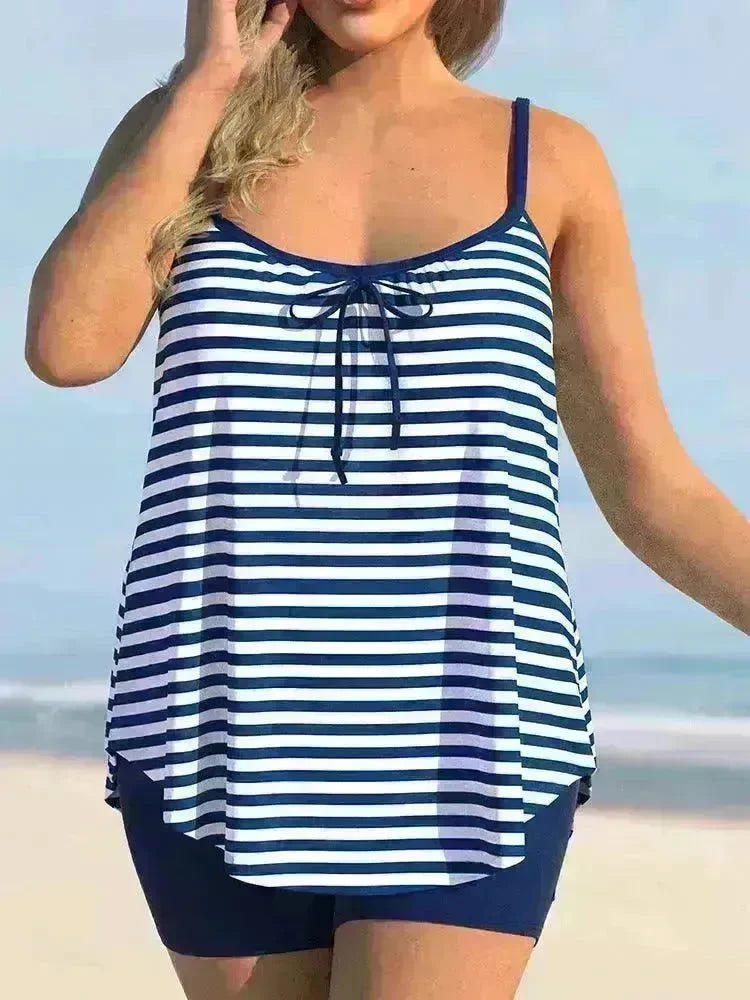 Women's Fashion Solid Color Loose Beach Casual Swimming Suit - EX-STOCK CANADA