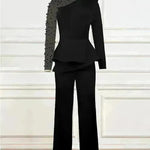 Women's Fashion Splicing Beads Jumpsuit - EX-STOCK CANADA