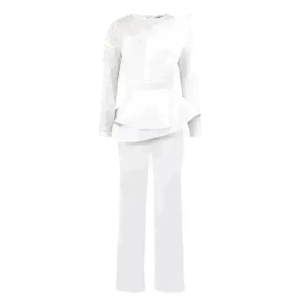 Women's Fashion Splicing Beads Jumpsuit - EX-STOCK CANADA