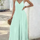 Women's Fashion Suspenders V-neck Loose Jumpsuit - EX-STOCK CANADA