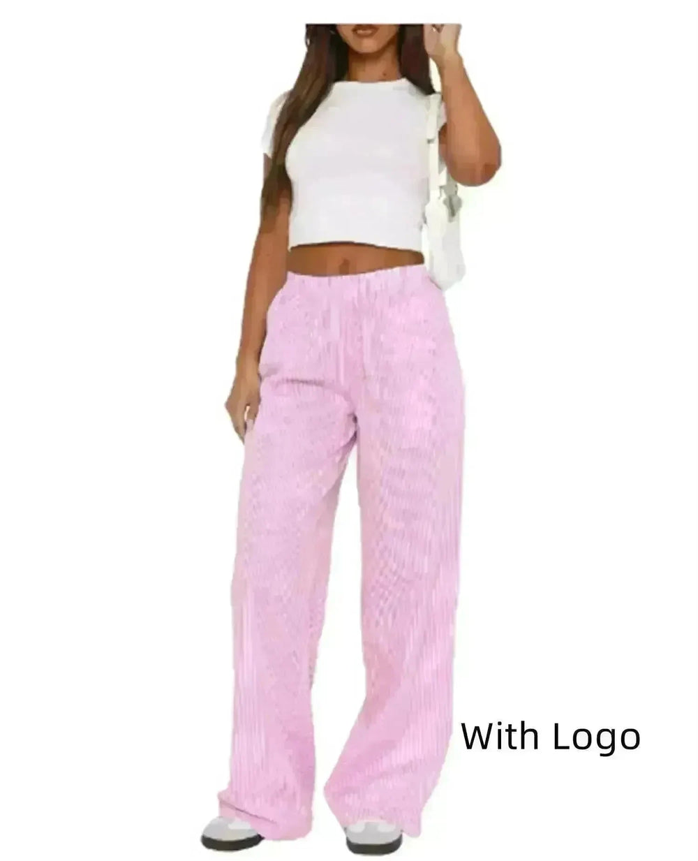 Women's Fashionable Loose High Waist Trousers - EX-STOCK CANADA